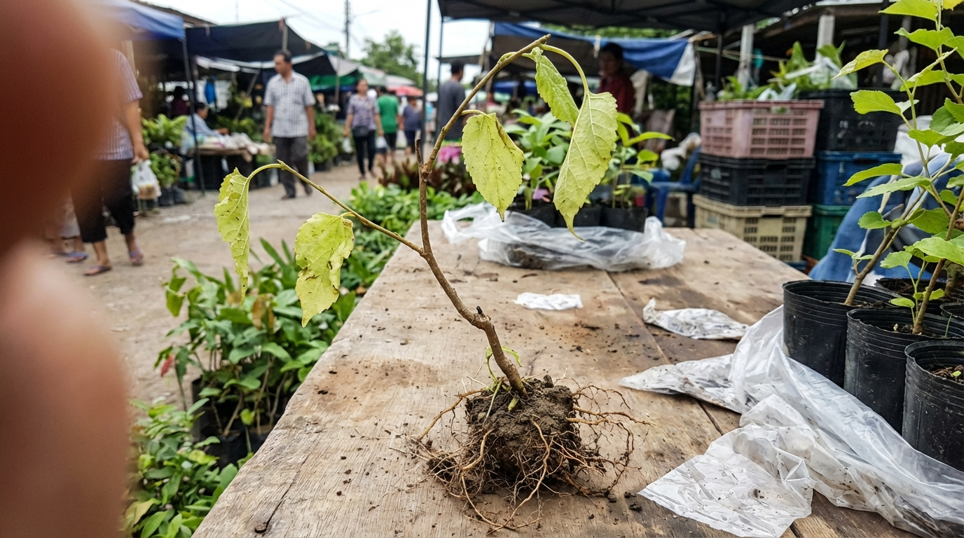 Типова проблема з ринку — слабкий саджанець